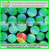 Mixing Colors Silicone Container for Oil, Colorful Silicone Jar thumbnail-6