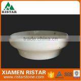 Wholesale Round White Marble Stone Bathroom Basins and Stone Sinks RAT-RB087 thumbnail-1