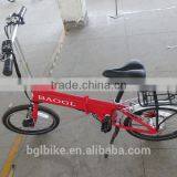 20 Inch Mini Folding Electric Bike Consealed Lithium Battery Ebike With Disc Brake White Color thumbnail-6