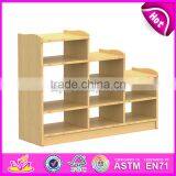 Handmade Multi-function Kindergarten Children Furniture Wooden Toy Storage Ideas W08C179 thumbnail-2