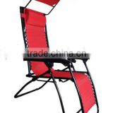 Lounge Zero Gravity Chair Beach Chair with Canopy and Cupholder