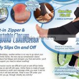 New Ankle brace Zip Up Compression Support One Size Fits All