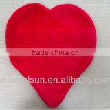 Red Heart Shaped Fleece Hot Water Bottle BS1970:2012 thumbnail-1