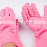 Pink Nitrile Washing Up Household Rubber Gloves thumbnail-3