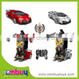 New style remote control car deformation rc flying robot toy