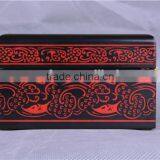 Red Chinese Lacquer Jewelry Boxes/chinese Style/eastern Design/Home Decoration thumbnail-6