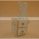 2015 Newest Style Bear Shape Wooden Storage Case|home Decor|office Desk thumbnail-2