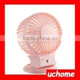 UCHOME Promotion Gift Summer Mini Rechargable Fan With Led Light for Outdoor and Office thumbnail-5