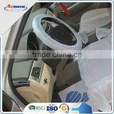 Workshop Disposable Clear Plastic Car Seat Warm Car Steering Wheel Cover thumbnail-2