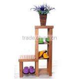 Wooden Bamboo Shoes Rack Stand thumbnail-1