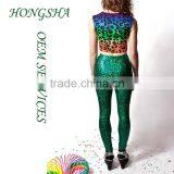 New Fashion Green Mermaid Leggings for Women Designs HSl7585 thumbnail-4