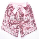 New Design Wholesale Cotton Shorts Sequin Shorts for Baby Girls thumbnail-3