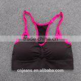 GZY 2015 Wholesale Cheap Spaghetti Strap Ladies Sports Bra thumbnail-6