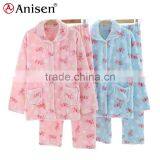 Made in China 100% Polyester Shirt and Pant Couple Sleepwear thumbnail-1