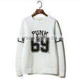 Classic White Long Sleeve Men's Hoody thumbnail-5