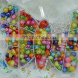 Mix Shaped Loose Beads Set Box Kids Fashion Jewelry Acessories Acrylic Loose Beads for Children Gift thumbnail-3