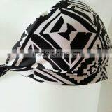 Fahion Hi-quality Sex Black&white Print Swim Bra&bottom thumbnail-3