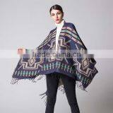 2017 New Fashional Style Women Scarf Cross-shaped Design Imitated Cashmere Material With Tassels Female Trip Cappa thumbnail-1