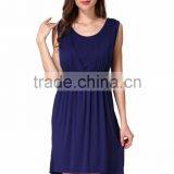 Comfortable Cotton Stretch Maternity Loose Dress Pregnant Clothes Low MOQ Breastfeeding thumbnail-4