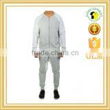 Raglan Sleeve Zipper up Custom Cotton Tracksuits New Design