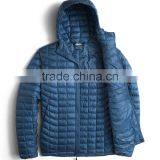 2017 Winter Mens Softshell Goose Down Classic Puffer Hooded Jacket thumbnail-2