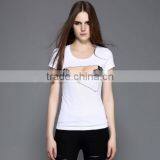 Women Sexy Pattern Short Sleeve Tee thumbnail-4