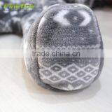 Long-Sleeved Cotton One Piece Winter Design Smocked Baby Romper thumbnail-3