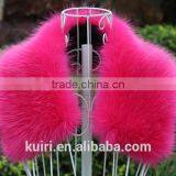 2015 Winter Warm Women's Rabbit Fur Fox Fur Collar Hooded Natural Scarfs Faux Fur Collar thumbnail-5