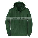 Wholesale Zip Up 65% Polyester 35% Cotton Plain Fleece Men's Hoodie Manufacturers thumbnail-2