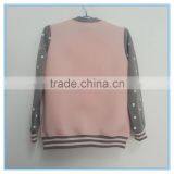 Wholesale Children Girls Polyester Baseball Jackets Girls Long Sleeve Clothes Sports Jackets thumbnail-2