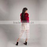 Myfur 2016 Fashion Women Popular Natural Winter Real Raccoon Fur Waistcoat and Vest thumbnail-4