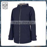 Women's work wear jacket with reflective tape daily windbreaker