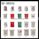 Wholesale Christmas Canvas Santa Sack With Red Drawstring thumbnail-2