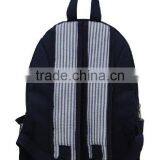 High Quality Seersucker White Toddler Backpack thumbnail-3