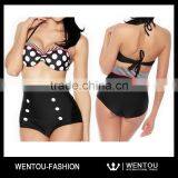 Wholesale High Waist Bikini Girls Swimwear thumbnail-3