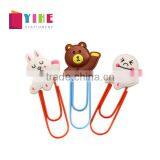 Planner Clip Nimal Shape Silica Gel Paper Clip Customizable Cartoon Clip thumbnail-1