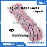 Exercise Rope Shoe Laces for Hiking Walking Safety Running Climbing Boots - Low Price Cord Coiled for Shoelace - 5 Colors thumbnail-2