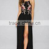 2017 New Fashion Lady Long Maxi Open Side Dress Apparel thumbnail-5