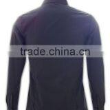 100% Cotton Design China Made Unique Design Dark Color Cafe Cotton Shirts thumbnail-3