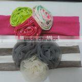 Kids Thanksgiving Headband Baby Girl Lace Flower Cotton Elastic Pakistani Hairband Wholesale Autumn Clothes Winter Clothing Sets thumbnail-1