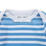 2017 Navy Style Wholesale Baby Romper Blue & White Stripes Pattern Long Sleeves Onesie Baby Bodysuit Jumper thumbnail-3