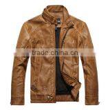 Early Spring Newest Design Leather Man Pu Jackets Leather Motorcycle Jacket Bulletproof Leather Jacket thumbnail-3