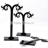 Black Acrylic Earring Tree Shaped Display Stand Holder, Sold per Pack of 1 Set(3PCs),Fashion thumbnail-1