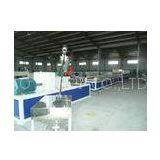 Wood Plastic Profile Extrusion Line , Conical Twin Screw Extruder