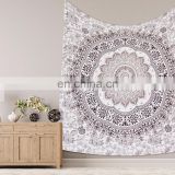 Indian Wall Hanging Hippie Ombre Mandala Tapestry Bohemian Bedspread Dorm Decor 95"X85" Inch