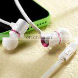 2017 Gray Flat Super Heavy Bass Cable Metal Earbuds With Mic for Iphone Samsung thumbnail-3