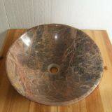 Above Counter Marble Basin Natural Marble Washbasin Stone Basin Bathroom Basin Round Basin Round Wash Bowl thumbnail-3