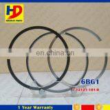 6BG1 3R For ISUZU Excavator Engine Piston Ring Set 1-12121-101-0