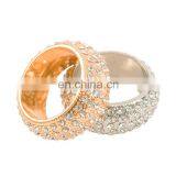 Cheap Bulk Napkin Ring Holders Sliver and Gold Diamond Napkin Rings for Weddings thumbnail-1
