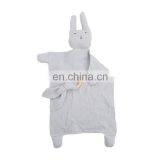 Мюзлиновый плед, мягкая игрушка - подушка для ребенка с зуборезным кольцом в виде животного